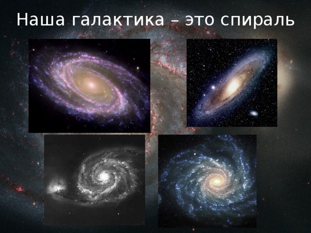 Наша галактика – это спираль