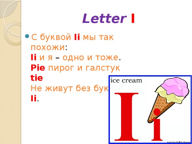 Letter  I