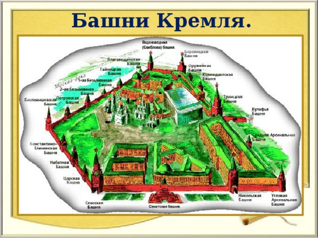 Башни Кремля.