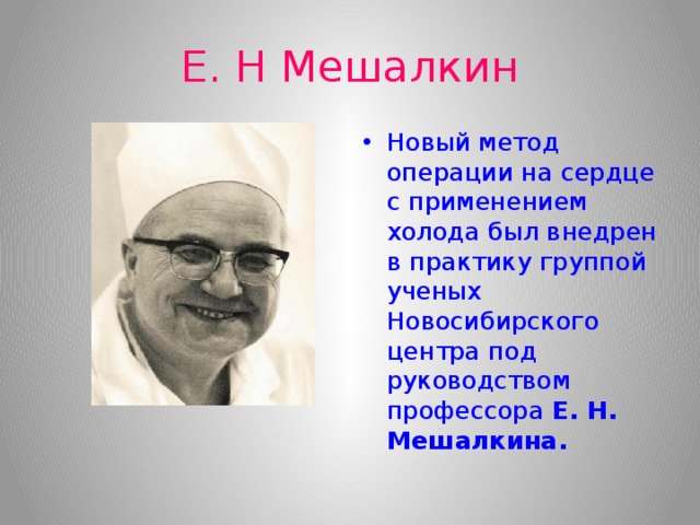 Е. Н Мешалкин