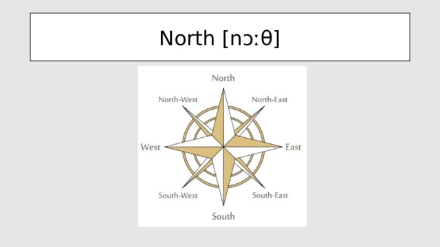 North [nɔːθ]