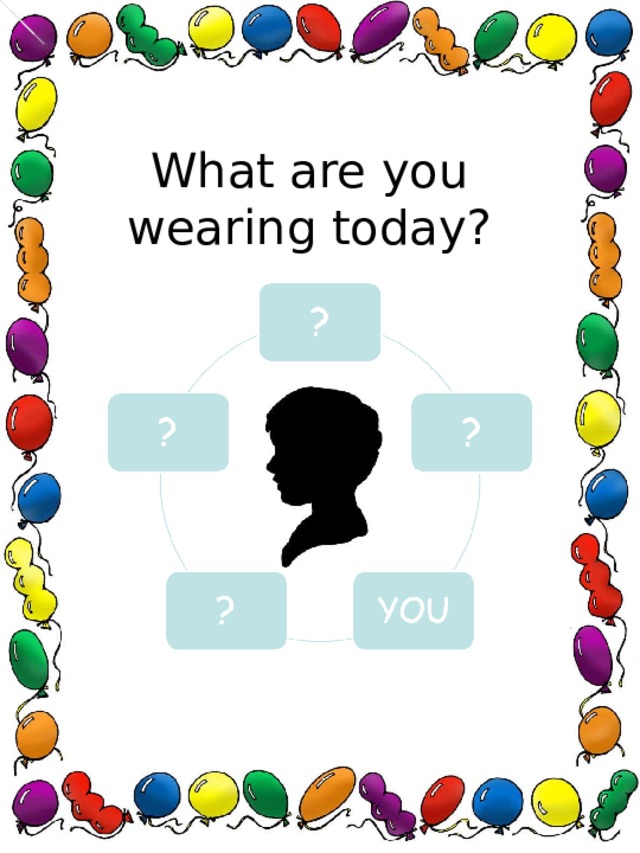 What are you wearing today?