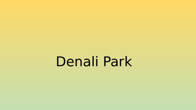 Denali Park