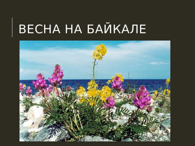 Весна на Байкале