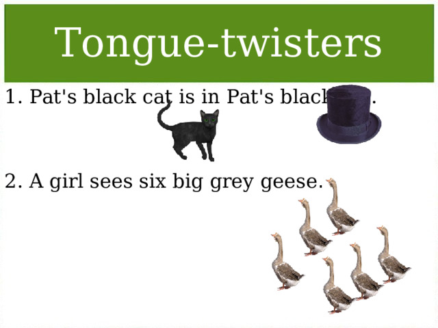 Tongue-twisters
