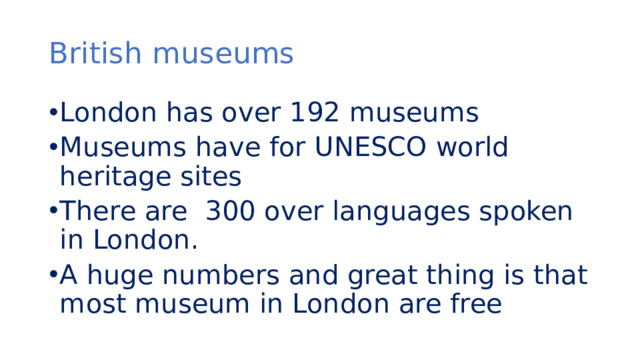 British museums