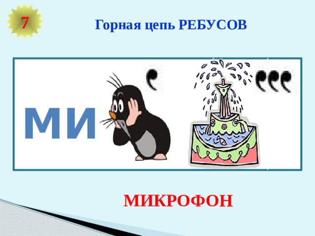 Горная цепь РЕБУСОВ 7 ВИРУС